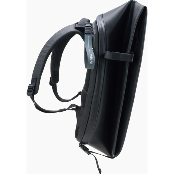 Cote & Ciel Isar Allura Recycled Leather Backpack | M, Black