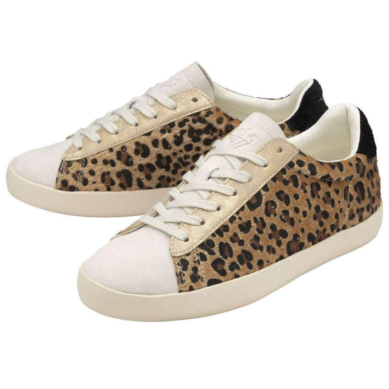 Gola Women's Nova Oasis Sneakers | Off White/Leopard
