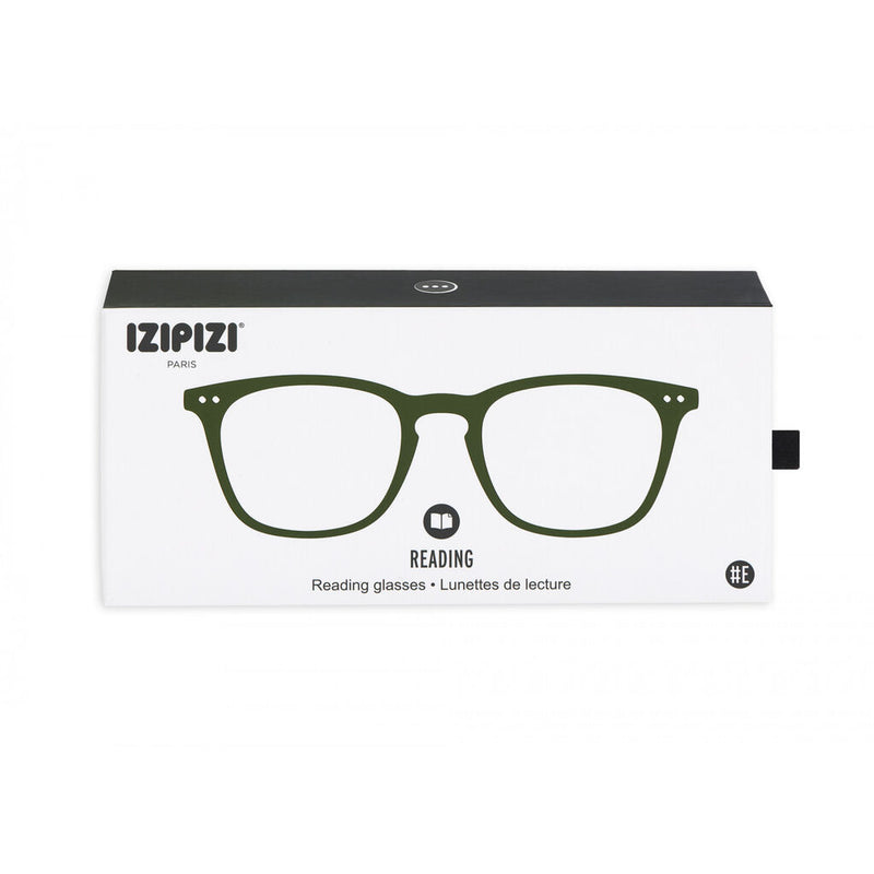 Izipizi Reading Glasses E-Frame | Green Crystal Soft