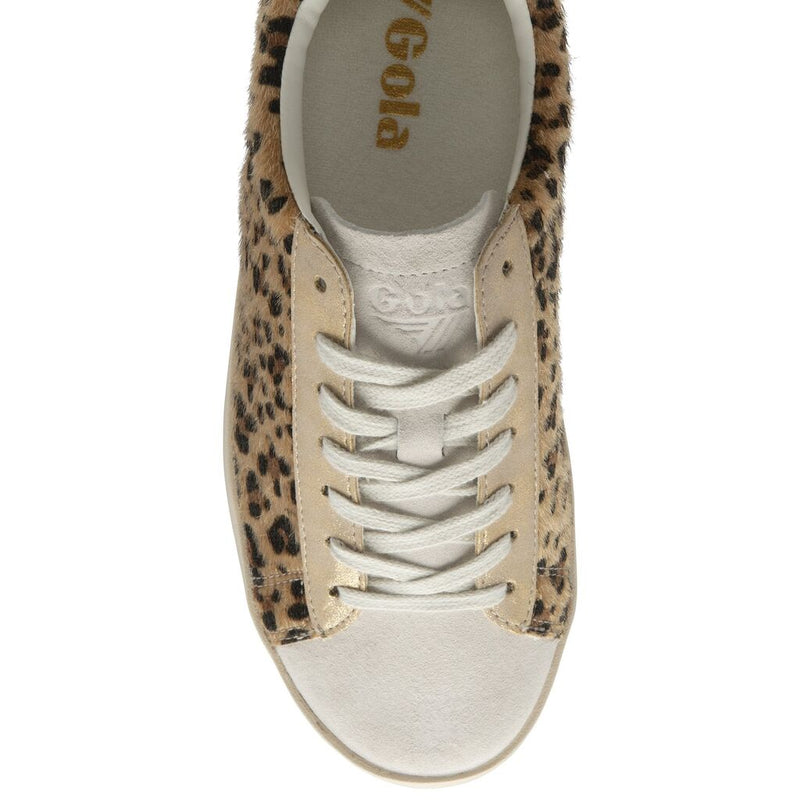 Gola Women's Nova Oasis Sneakers | Off White/Leopard