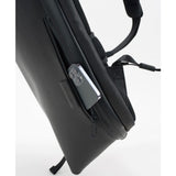 Cote & Ciel Isar Allura Recycled Leather Backpack | M, Black