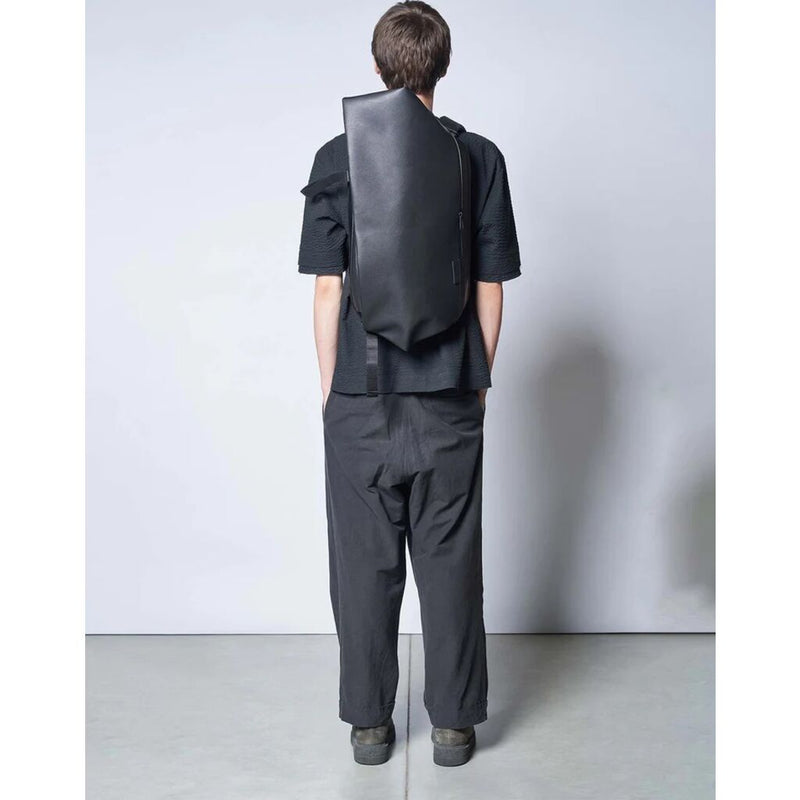 Cote & Ciel Isar Allura Recycled Leather Backpack | M, Black