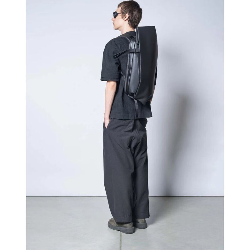 Cote & Ciel Isar Allura Recycled Leather Backpack | M, Black