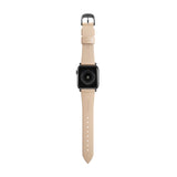 Nomad Modern Apple Slim Strap 40mm / 38mm | Natural/Silver Hardware