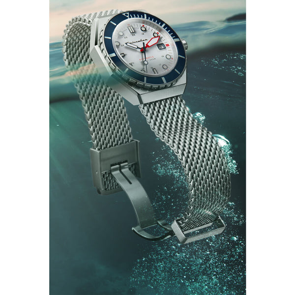 Spinnaker Dumas SP-5081-33 Automatic Watch | White/Steel