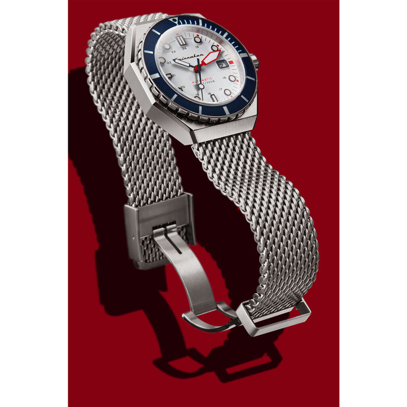 Spinnaker Dumas SP-5081-33 Automatic Watch | White/Steel