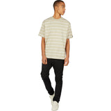 Zanerobe Stripe Box Men's T-Shirt | Moss/White