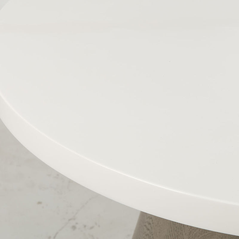 Resource Decor Gray Side Table | Oak