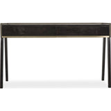 Resource Decor Roxy Dressing Table | Black Maple/Brushed Brass