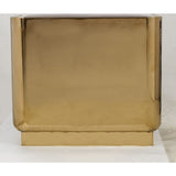 Resource Decor Vinci Occasional Chair | Mohair / Mirrored Brass