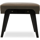 Resource Decor Roxy Bench | Black/Brass/Khaki