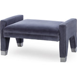 Resource Decor Lyndon Ottoman | Vadit Dark Grey