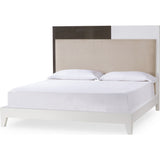 Resource Decor Mondrian King Sized Bed | Cream/Brown/White