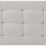 Resource Decor Duke Poster Queen Sized Bed | Snow White/Gray Oak