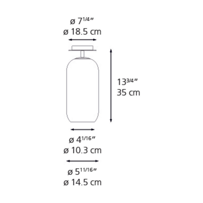 Artemide Gople Mini Ceiling light