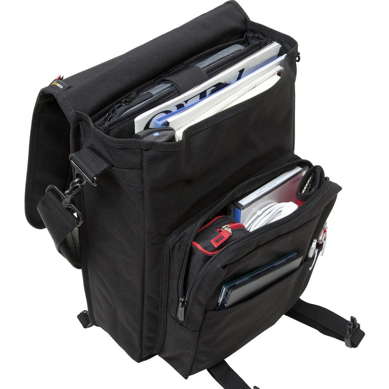 Manhattan Portage 17 Commuter Laptop Messenger Backpack | 1417Z BLK / 1417Z DBR / 1417Z GRY / 1417Z NVY / 1417Z OLV / 1417Z RED