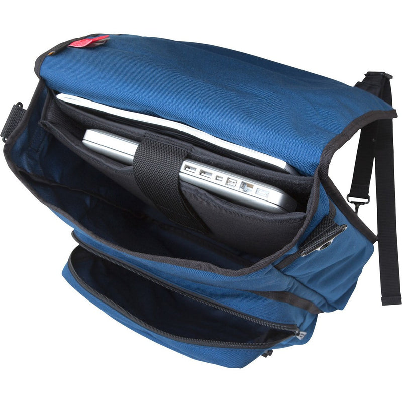 Manhattan Portage 17 Commuter Laptop Messenger Backpack | 1417Z BLK / 1417Z DBR / 1417Z GRY / 1417Z NVY / 1417Z OLV / 1417Z RED
