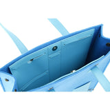 M.R.K.T. Parker Tote Bag SMRT Felt / VEGN Leather | Denim Blue / Azure 142371