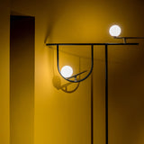 Artemide Yanzi Floor LED Light | 19.9W 3000K 90CRI Black/Yellow w/Dimmer ETL