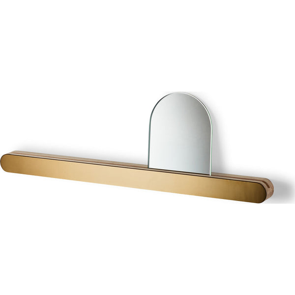 Skagerak Reflect Shelf & Mirror | Oak/Brass