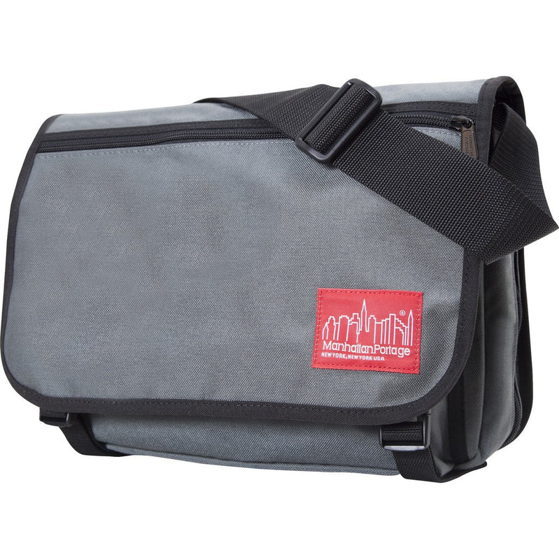 Manhattan Portage Medium Europa Messenger Bag with Zipper/Compartments | 1439Z-C BLK/GRY/CAM/GRN/MUS/NVY/OLV/ORG