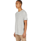 Zanerobe Stripe Rugger Men's T-Shirt | Storm Marle/Duke Blue