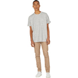Zanerobe Stripe Rugger Men's T-Shirt | Storm Marle/Duke Blue