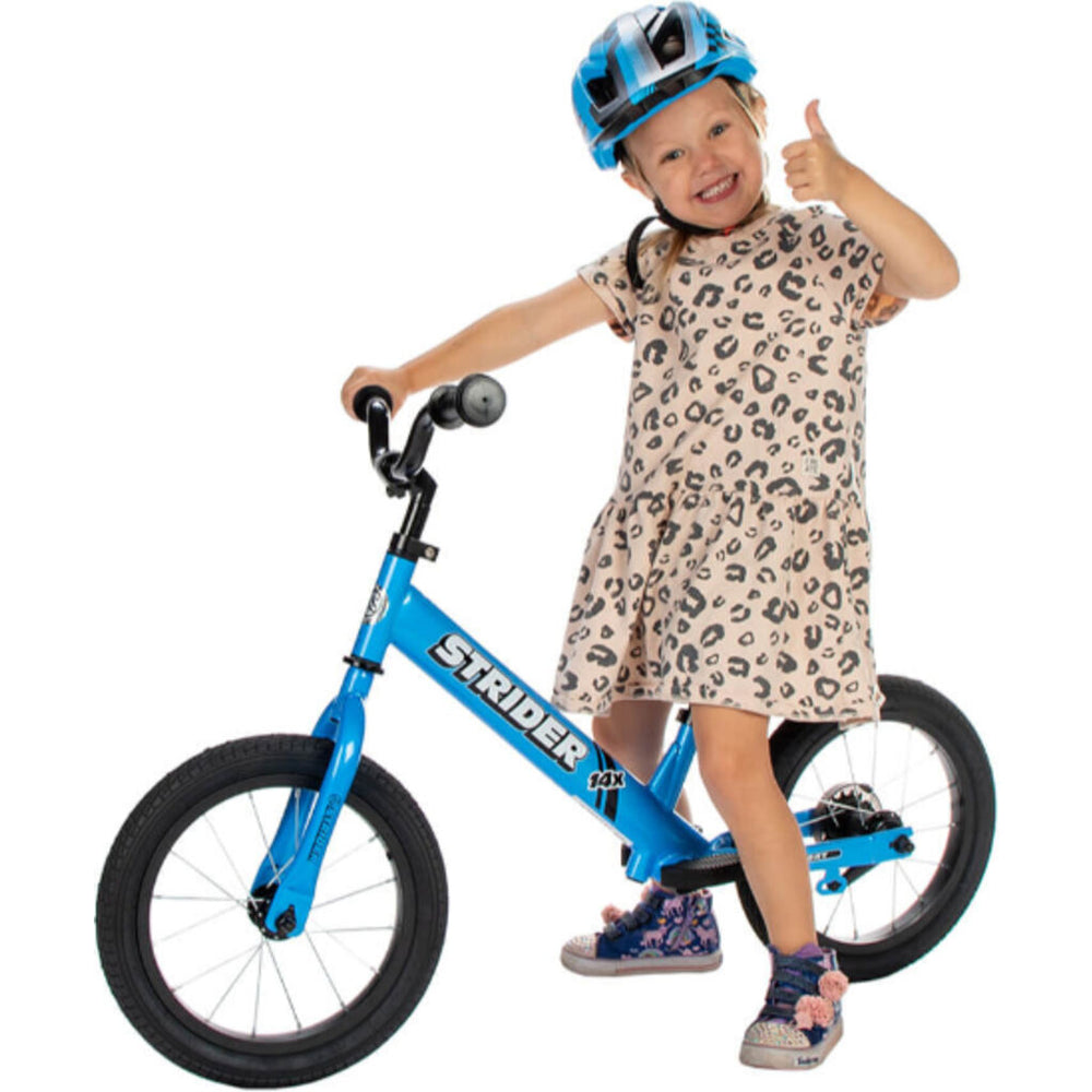Strider 14x Sport Kid's Balance Bike | Blue – Sportique