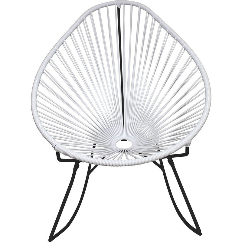 Innit Designs Junior Acapulco Rocker Chair | Black/White-15-01-02