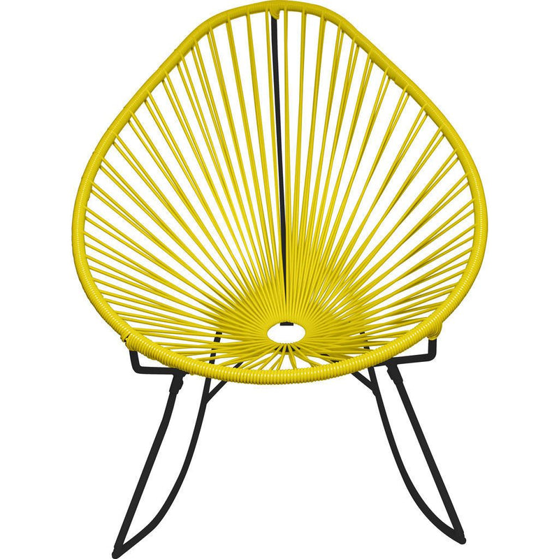 Innit Designs Junior Acapulco Rocker Chair | Black/Yellow