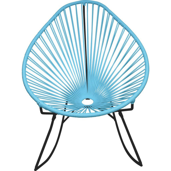 Innit Designs Junior Acapulco Rocker Chair | Black/Powder Blue-15-01-04