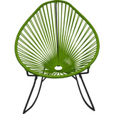 Innit Designs Junior Acapulco Rocker Chair | Black/Cactus-15-01-11