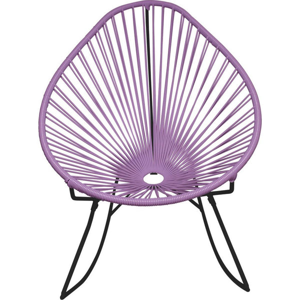 Innit Designs Junior Acapulco Rocker Chair | Black/Orchid-15-01-12