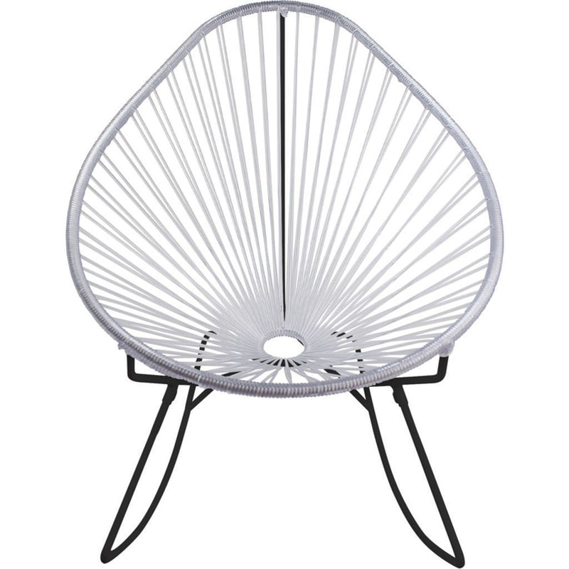 Innit Designs Junior Acapulco Rocker Chair | Black/Clear