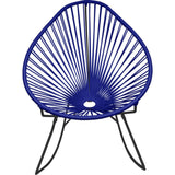 Innit Designs Junior Acapulco Rocker Chair | Black/Deep Blue-15-01-28