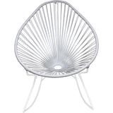 Innit Designs Junior Acapulco Rocker Chair | White/White-15-02-02