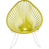 Innit Designs Junior Acapulco Rocker Chair | White/Yellow