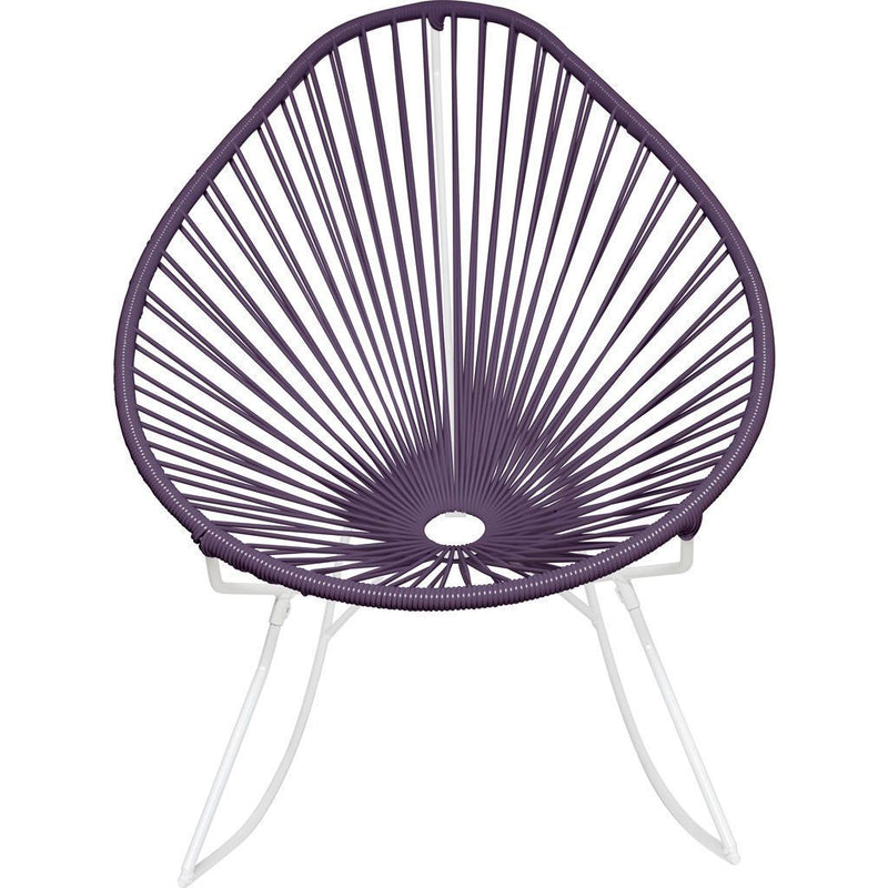 Innit Designs Junior Acapulco Rocker Chair | White/Grey