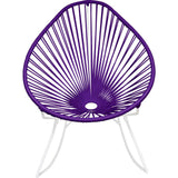 Innit Designs Junior Acapulco Rocker Chair | White/Purple