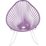 Innit Designs Junior Acapulco Rocker Chair | White/Orchid-15-02-12