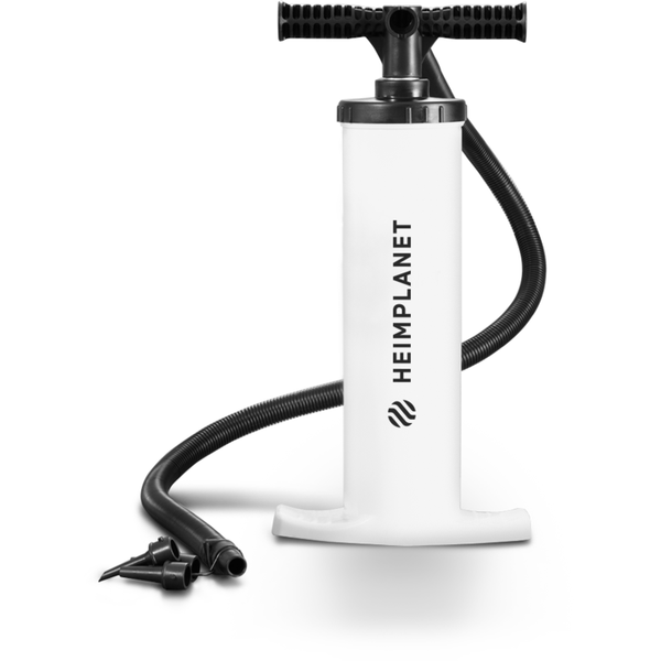Heimplanet Double Action Hand Pump | White/Black