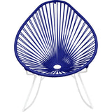 Innit Designs Junior Acapulco Rocker Chair | White/Deep Blue-15-02-28