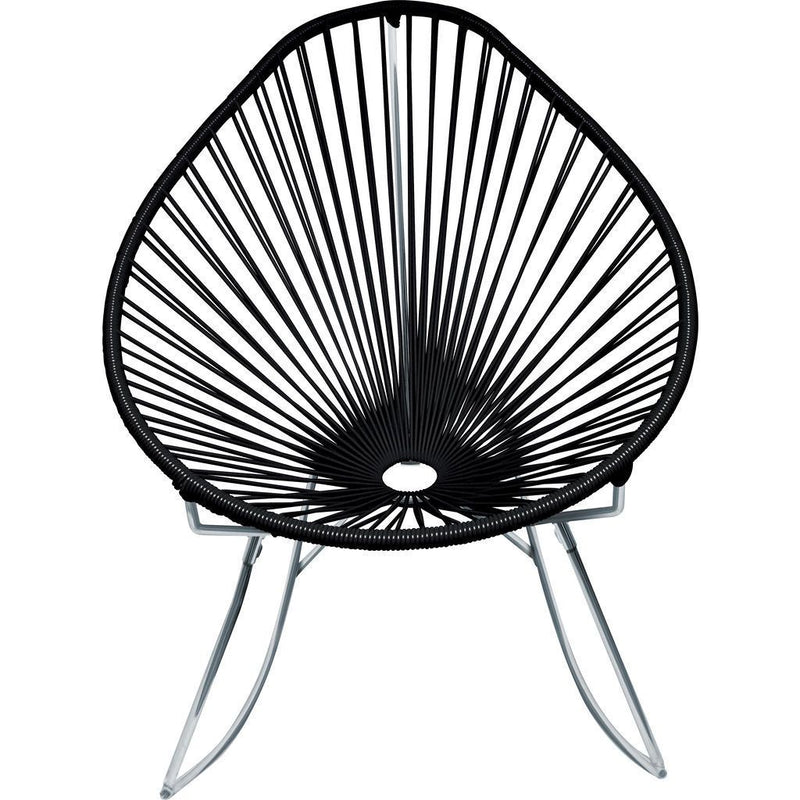 Innit Designs Junior Acapulco Rocker Chair | Chrome/Black