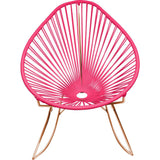Innit Designs Junior Acapulco Rocker Chair | Copper/Bubblegum Pink-15-04-05