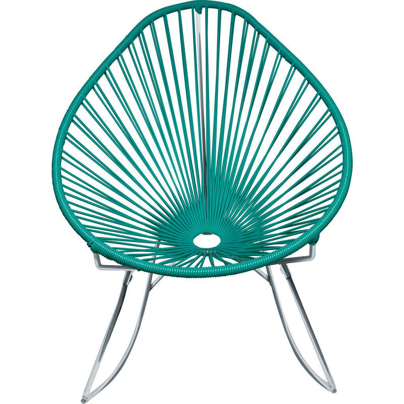 Innit Designs Junior Acapulco Rocker Chair | Chrome/Tealy Turquoise