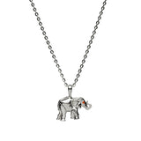 Awe Inspired Elephant Charm Necklace | Standard Cable Chain