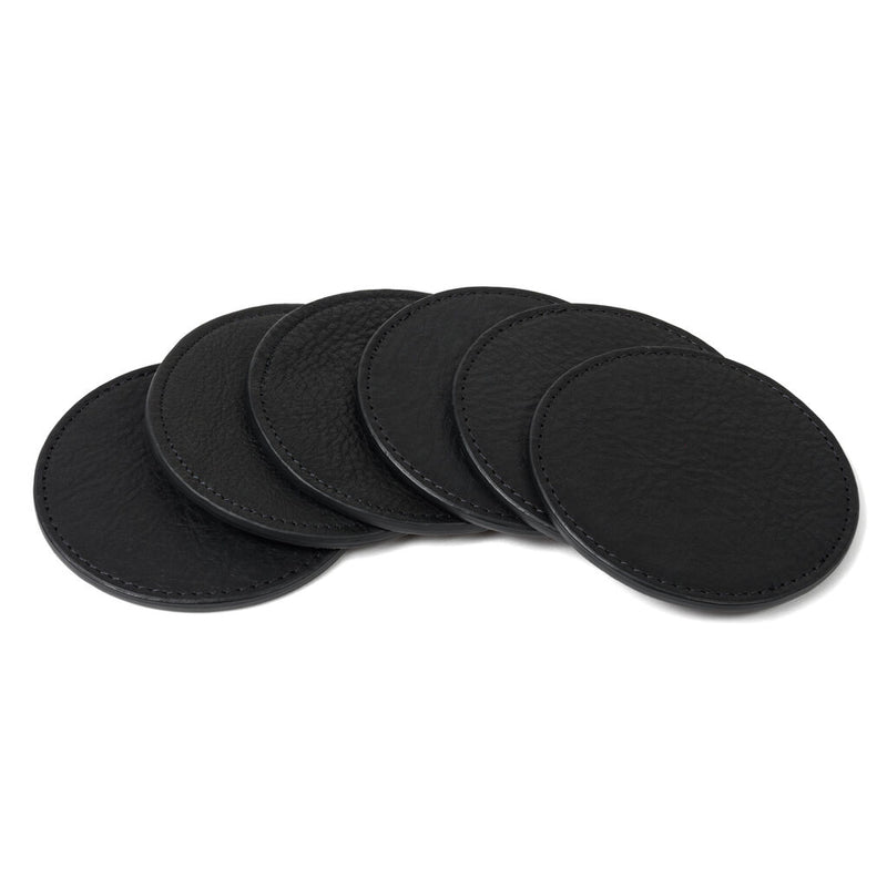 Moore & Giles Leather Coasters | Set Of 6