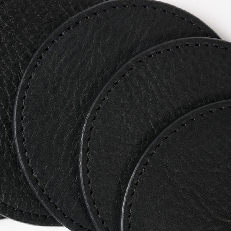 Moore & Giles Leather Coasters | Set Of 6