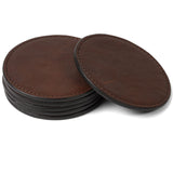 Moore & Giles Leather Coasters | Set Of 6