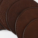 Moore & Giles Leather Coasters | Set Of 6